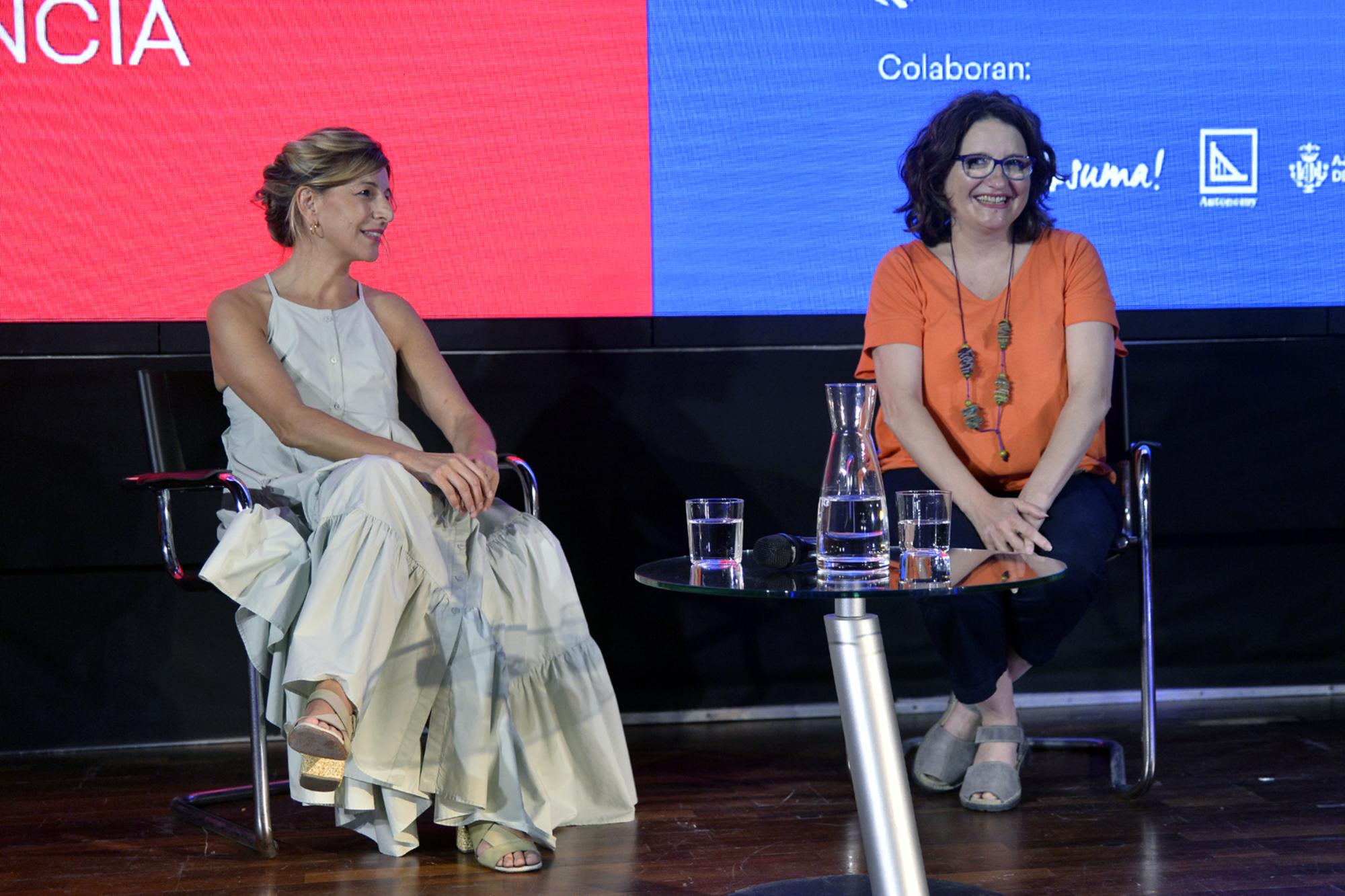 Yolanda Díaz y Mónica Oltra